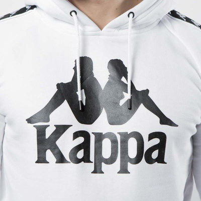 Bluza Kappa Authentic Hurtado white / black