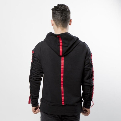 Urban Flavours Stripe Red Hoodie black / red