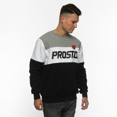 Bluza Prosto Klasyk Crewneck Lay gray/black