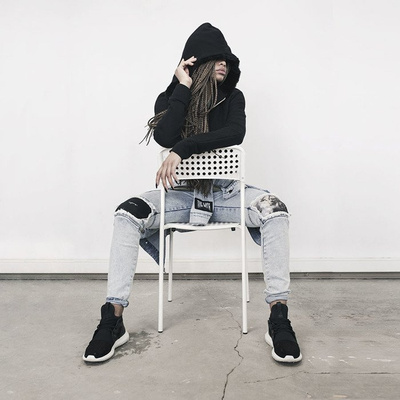 Majors sweatshirt Hoodie Girl black