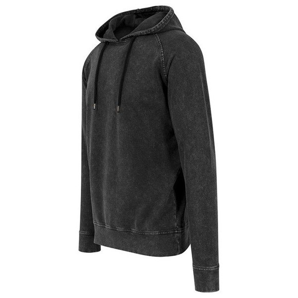 Urban Classics bluza Acid Wash Raglan Hoody dark grey TB1381