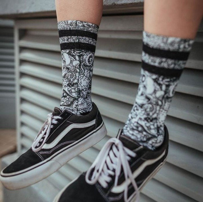 Skarpety American Socks Aliens Exist - Mid High multicolor Signature