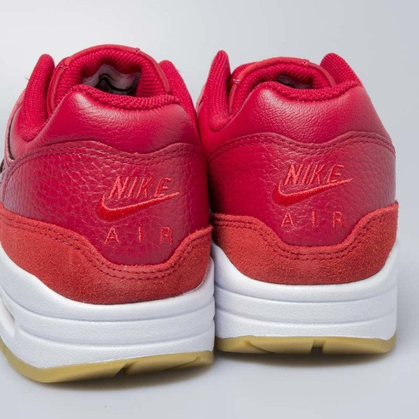Sneakers buty damskie Nike Air Max 1 Premium SC gym red / gym red - speed red AA0512-602
