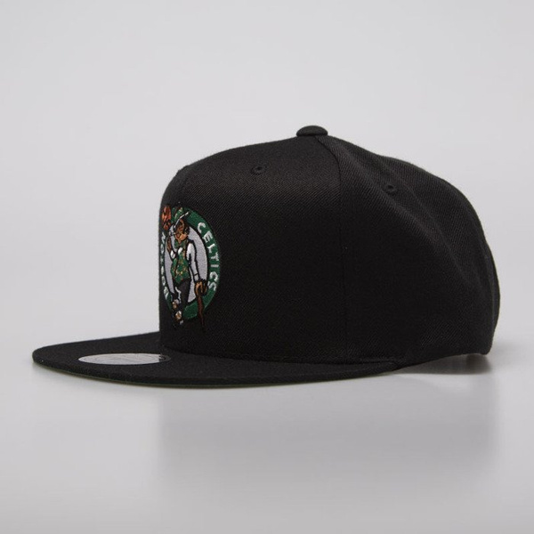 Mitchell & Ness czapka snapback Boston Celtics black Wool Solid Snapback