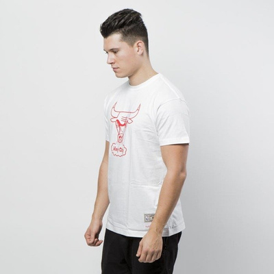 Koszulka Mitchell & Ness Chicago Bulls T-shirt white Bulls Windy City Logo
