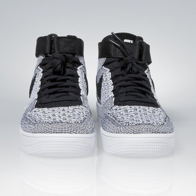 Sneakers buty Nike Air Force 1 Ultra Flyknit Mid black / black-white 817420-005