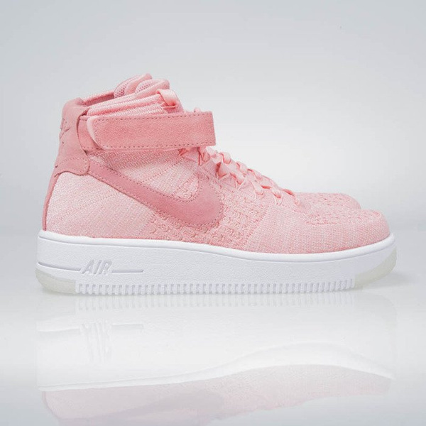 Sneakers buty Nike WMNS Air Force 1 Flyknit bright melon / bright melon 818018-802