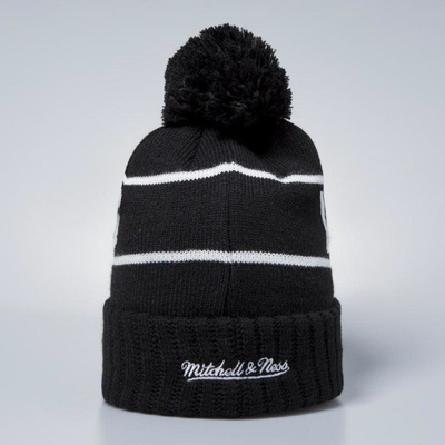 Mitchell & Ness Los Angeles Lakers Beanie black / white Glow In The Dark Pom Knit