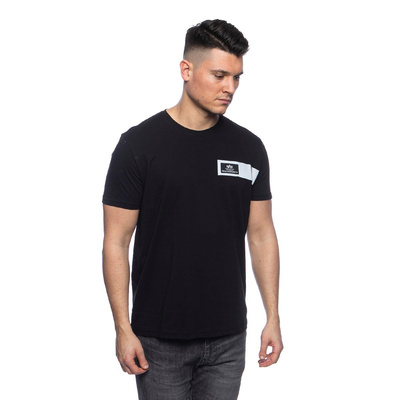 Koszulka Alpha Industries Reflective Stripes T-shirt czarna