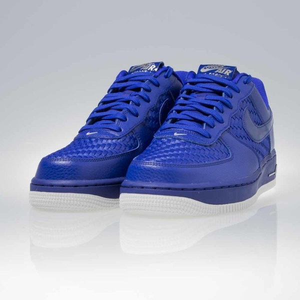 Sneakers buty Nike Air Force 1 '07 LV8 Low concord / concord-smmt wht-chrm (718152-404)