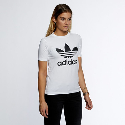 Koszulka damska Adidas Originals Trefoil Tee white/black