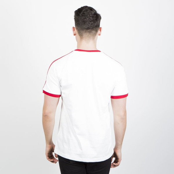 Koszulka Adidas Originals 3-Stripes Tee white / power red