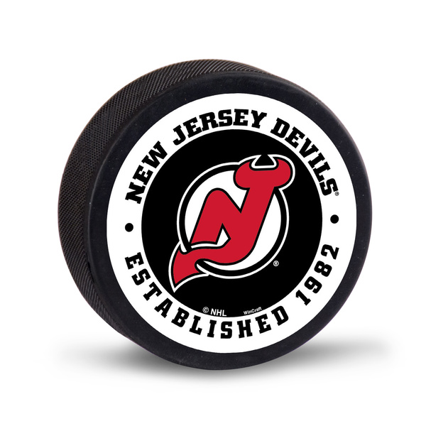 Krążek pamiątkowy WinCraft NHL Hockey Puck Packaged New Jersey Devils