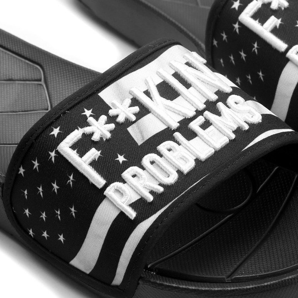 Klapki Cayler&Sons F**kin Problems black / white