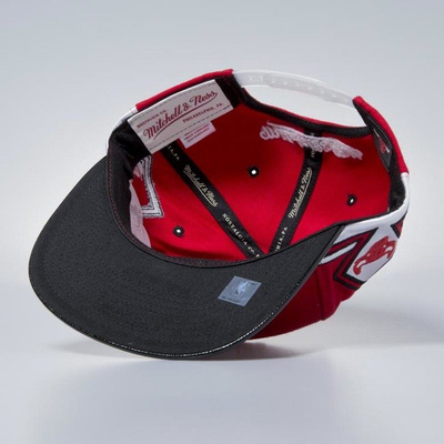 Czapka Mitchell & Ness snapbeck Chicago Bulls red Red Hok 11