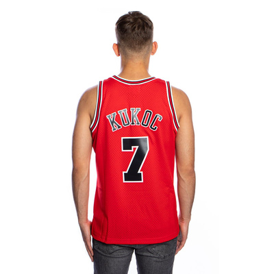 Mitchell & Ness Chicago Bulls #7 Toni Kukoc red / black Swingman Jersey 