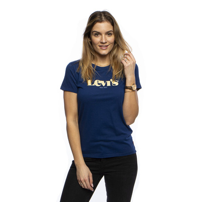 WMNS T-shirt Levi's The Perfect Tee New Logo blue