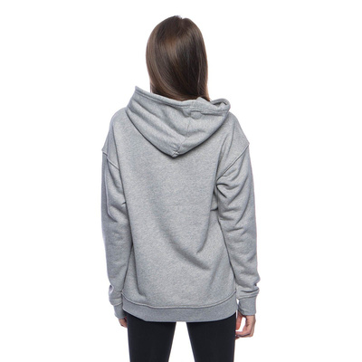 Bluza damska Adidas Originals Trefoil Hoodie medium grey heather/white