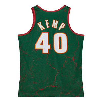Mitchell & Ness tank top Seattle Supersonics Player Burst Mesh Tank green