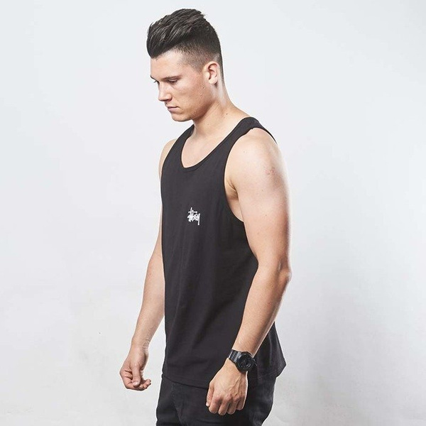 Stussy koszulka tank top Basic Stussy Tank black