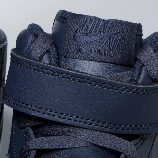 Sneakers buty Nike Air Force 1 Mid '07obsidian / obsidian - white 315123-415