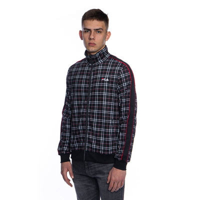 Jacket Fila Men Tarun Aop Track Jacket black tartan allover