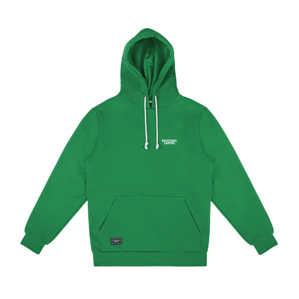 Bluza Backyard Cartel Label Logo Print Hoody zielona