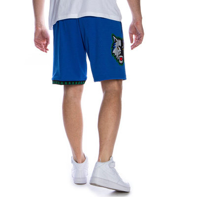 Szorty Mitchell & Ness Minnesota Timberwolves niebieskie Swingman Shorts