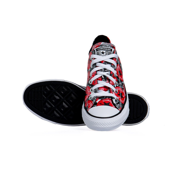 Sneakers buty damskie Converse Chuck Taylor All Star OX czerwone (166986C)