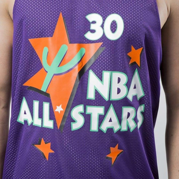 Koszulka dwustronna Mitchell & Ness Chicago Bulls Scottie Pippen 1995 white / purple All Star Reversible