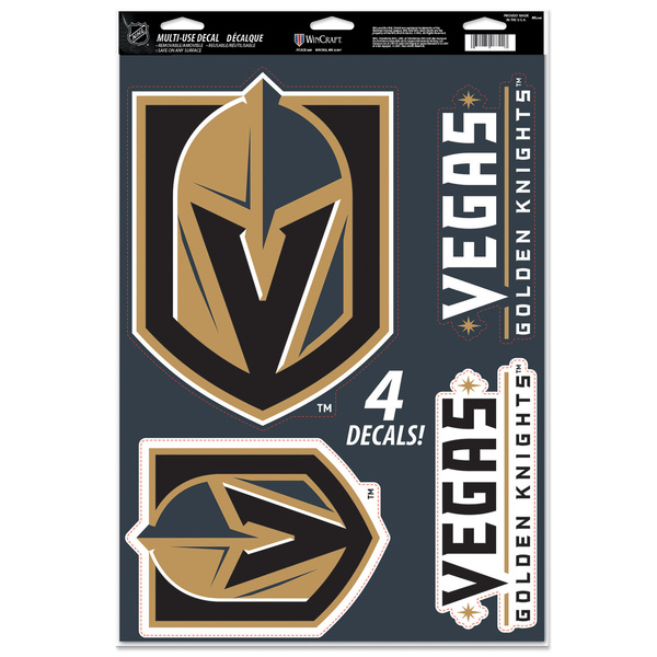 Naklejka WinCraft NHL Multi-Use Decal 11x17 Vegas Golden Knights
