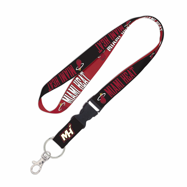 Smycz WinCraft NBA Lanyard w/detachable buckle 1" Miami Heat