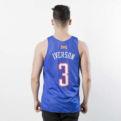 Mitchell & Ness Philadelphia 76ers Allen Iverson 2004 white / royal All Star Reversible