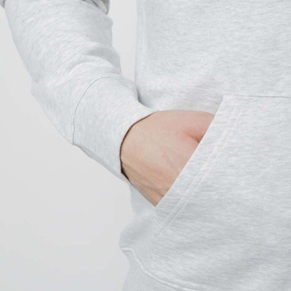 Bluza Carhartt WIP Hooded College Sweat ash heather / white I024669