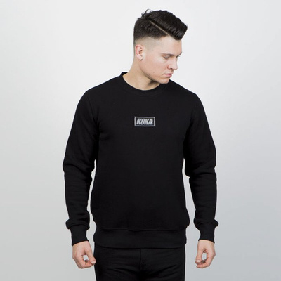 Koka sweatshirt Crewneck Clarity Boxlogo black