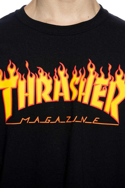 Koszulka Thrasher Flame Logo Long Sleeve czarna