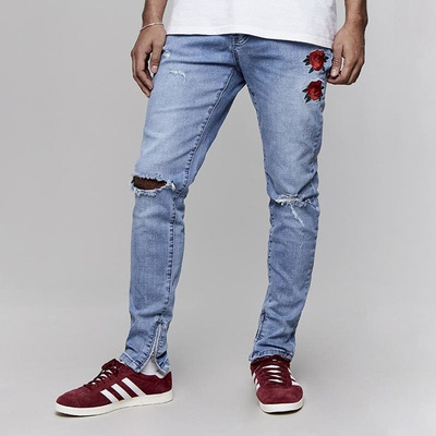 Spodnie Cayler & Sons All Day Denim In Bloom Ian Denim Pants light blue