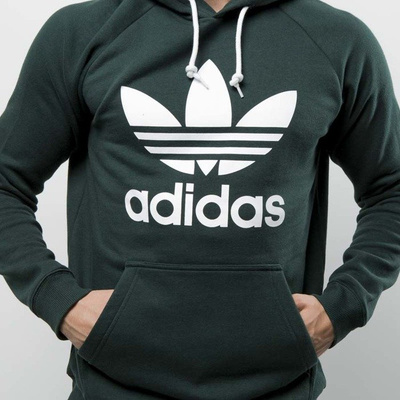 Sweatshirt Adidas Originals Trefoil Hoody green night BR4183