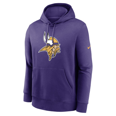 Bluza Nike Men's NFL Minnesota Vikings Nike Club Fleece Pullover Hoodie purple
