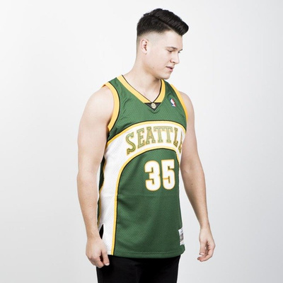 Mitchell & Ness Seattle Supersonics #35 Kevin Durant green/white Swingman Jersey 