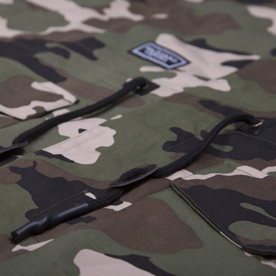 Backyard Cartel kurtka NOT ONE Long Parka woodland camo
