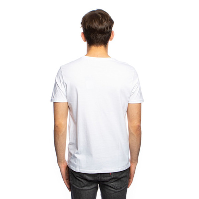 Koszulka Alpha Industries Basic Small Logo Foil Print T-shirt biała