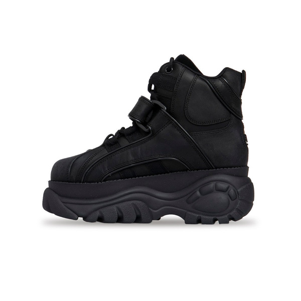 Buty Buffalo London Cow Leather czarne (1348-14 2.0 V)