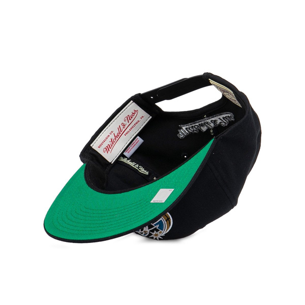 Czapka Mitchell & Ness Washington Wizards Snapback Cap czarna Team Logo Deadstock Throwback Snapback