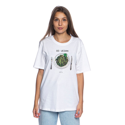 Oddity Go Vegan WMNS T-shirt white