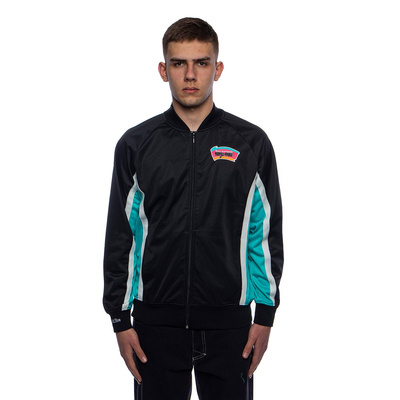 Kurtka Mitchell & Ness San Antonio Spurs czarna Championship Game Track Jacket