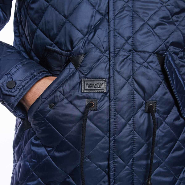 Backyard Cartel kurtka jacket Parka Padded navy