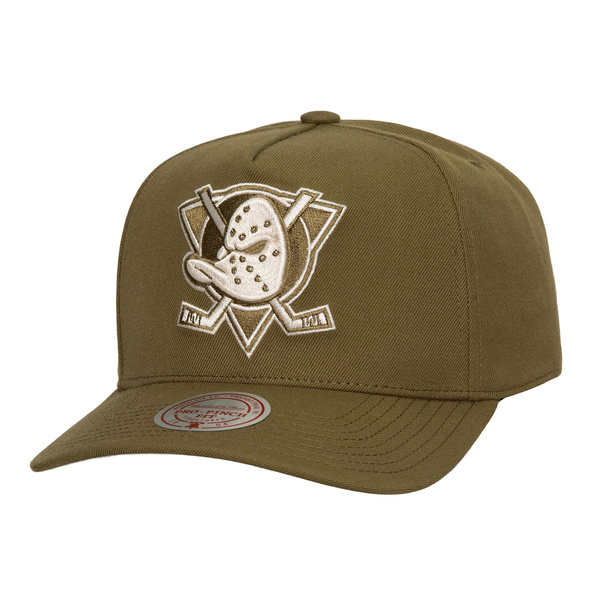Mitchell & Ness NHL Fashion Basic PRO Snapback Anaheim Ducks olive