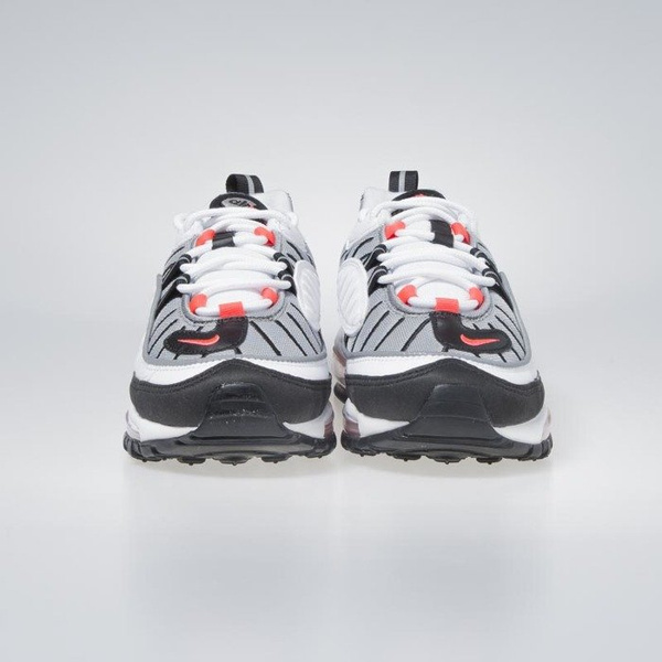 Sneakers buty damskie Nike Air Max 98 white/solar red-dust AH6799-104
