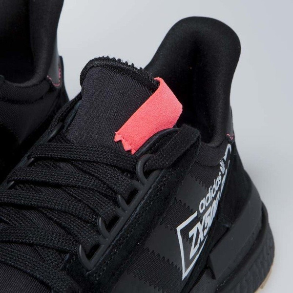 Sneakers buty Adidas Originals ZX 500 RM core black/bluebird (BB7443)